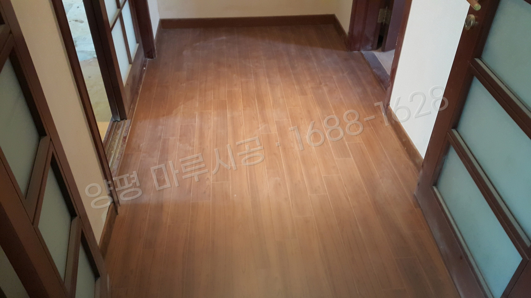 양평 옥천면 강마루 구정 강마루 티크 아파트 바닥공사 마루시공업체 시공 후