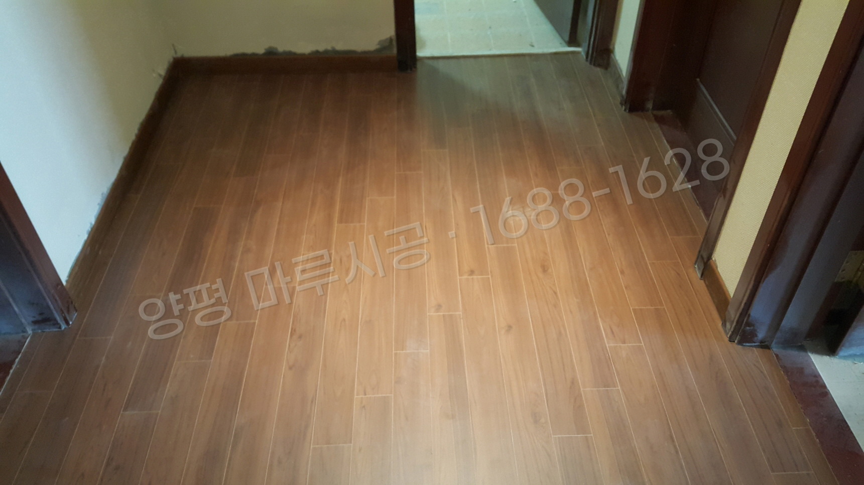 양평 옥천면 강마루 구정 강마루 티크 아파트 바닥공사 마루시공업체 시공 후