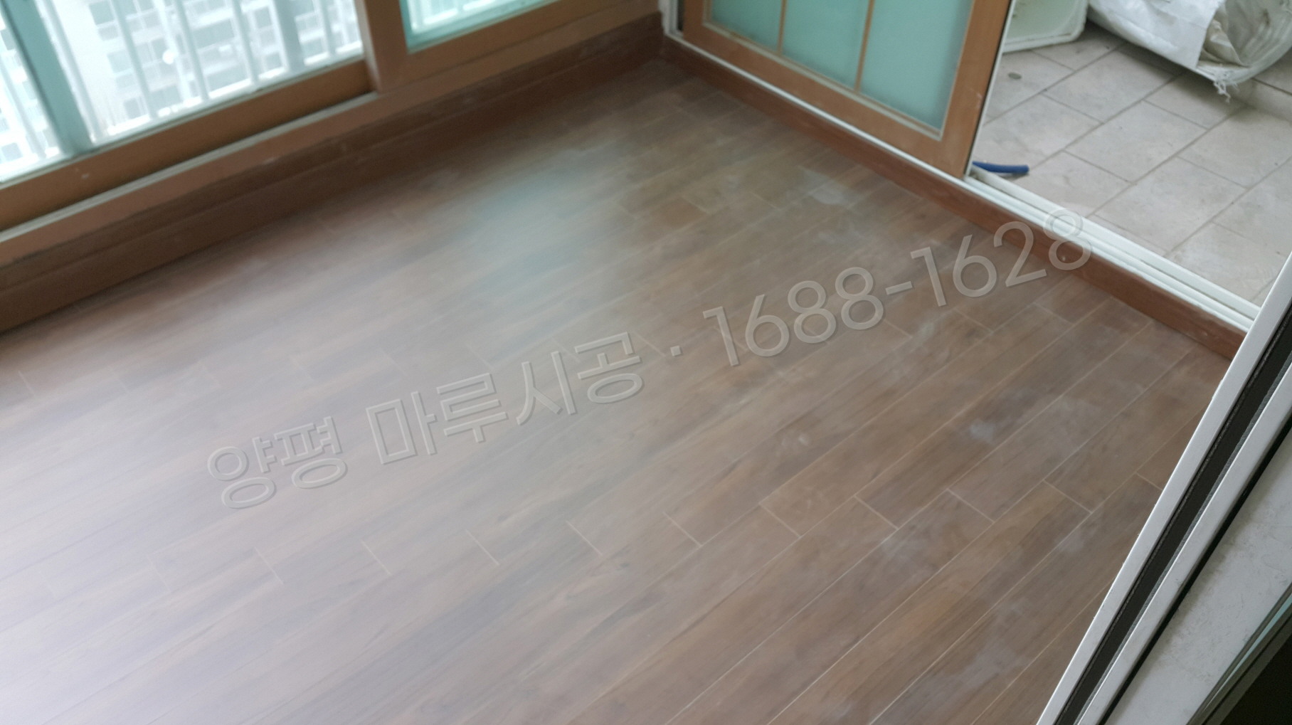 양평 옥천면 강마루 구정 강마루 티크 아파트 바닥공사 마루시공업체 시공 후